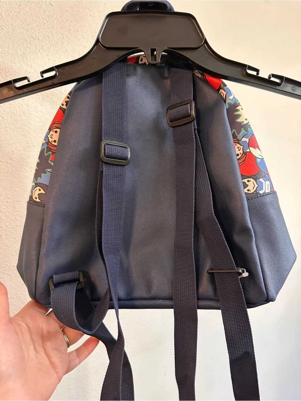 My Hero Academia Kids Navy & Red Character Mini Backpack with Gold Horns